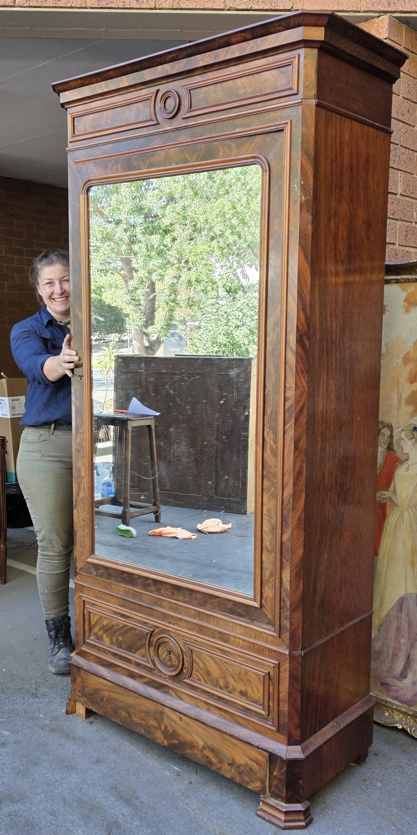 A French Napoleon III Armoire